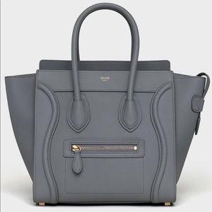 New Celine Micro Luggage in Baby Drummed Calfskin